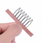 Agrafa de par pentru cusut peruci sau extensii MAP11 cu 7 pini Saten Deschis